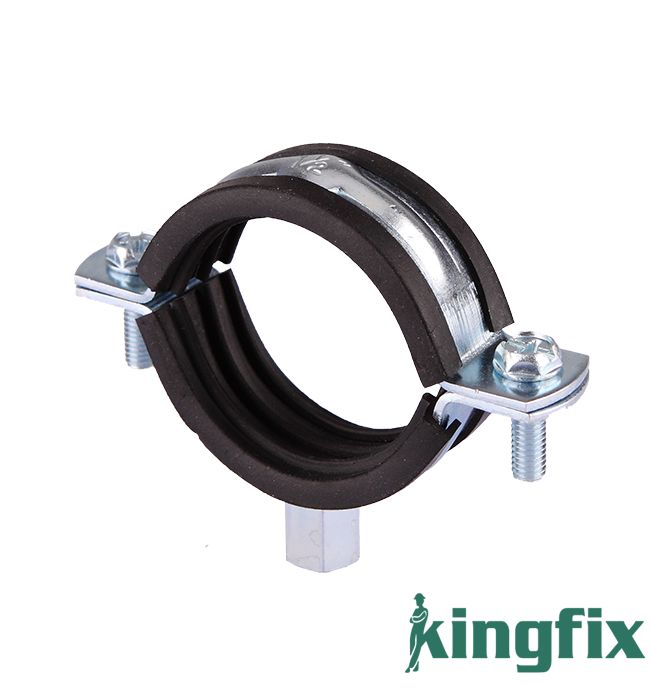 Pipe Clamp With M8+10 Nut & Rubber