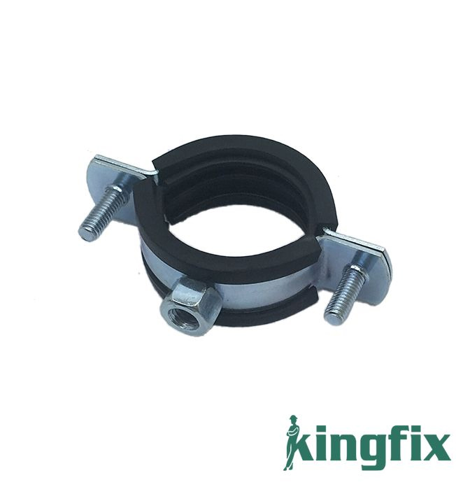 Pipe Clamp With M8 Nut & Rubber