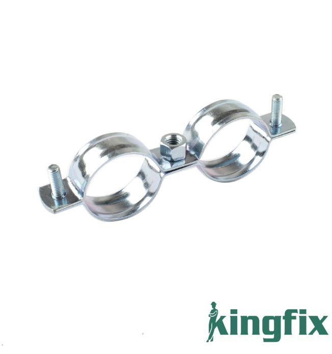 Twin Pipe Clamp Without Rubber